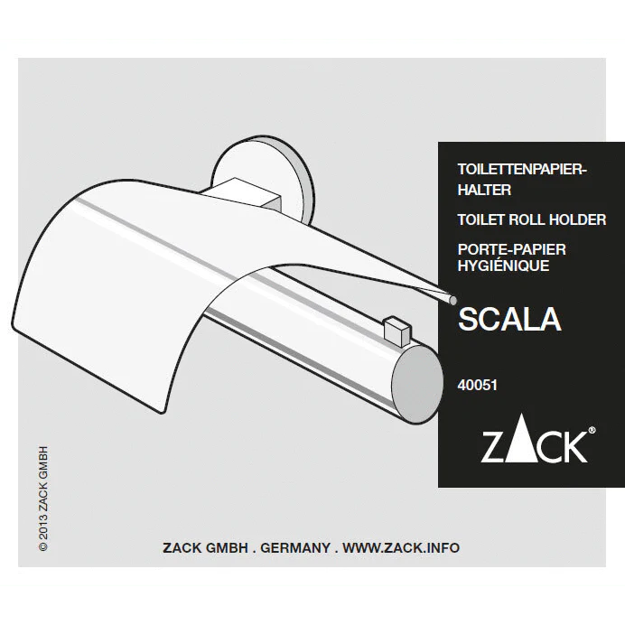 Scala Polished Stainless Steel Covered Toilet Roll Holder - Premium Protection & Style - Image 4