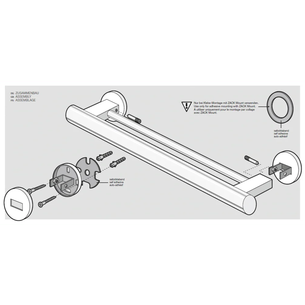 Scala Polished Stainless Steel Double Towel Rail - Premium Bathroom Organisation - Image 6