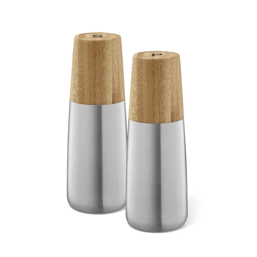 Bevo Premium Bamboo & Stainless Steel Pepper Grinder - Eco-Luxury Spice Mill - Image 2