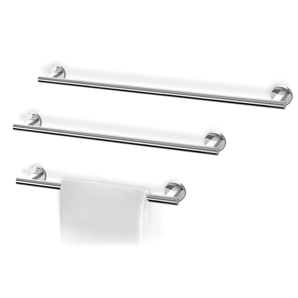 Scala Polished Stainless Steel 60cm Towel Rail - Premium Bathroom Luxury - Image 2