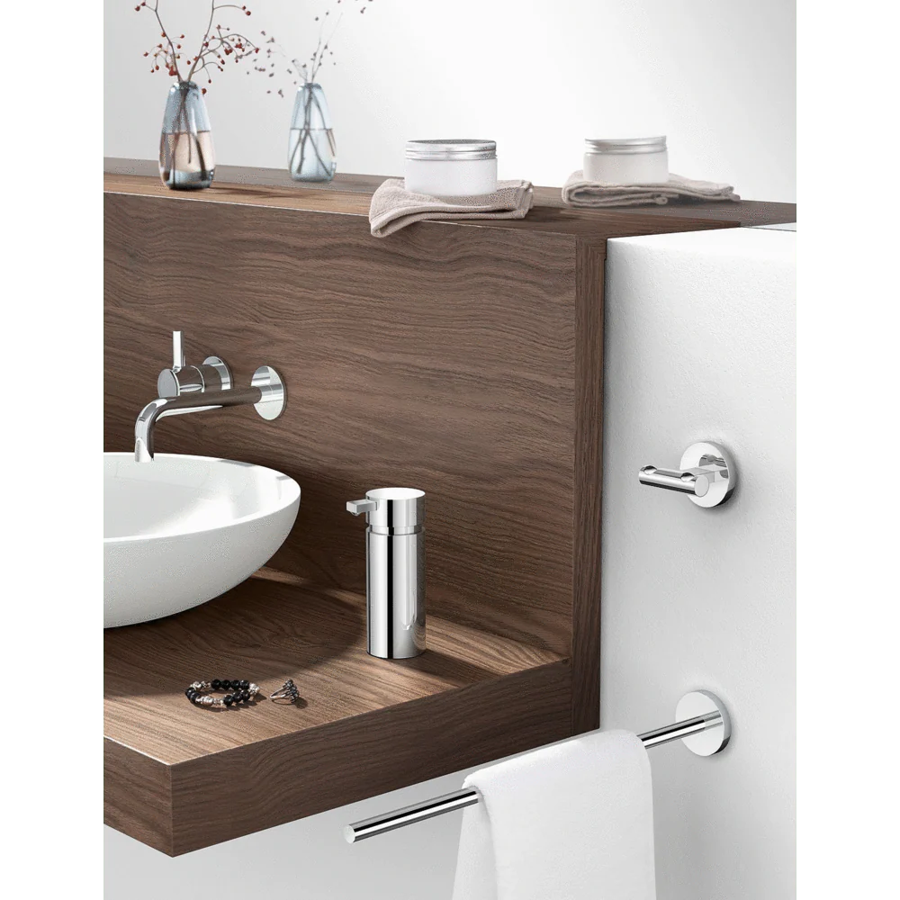 Scala Polished Stainless Steel Fixed Towel Holder 60cm - Premium Bathroom Elegance - Image 3