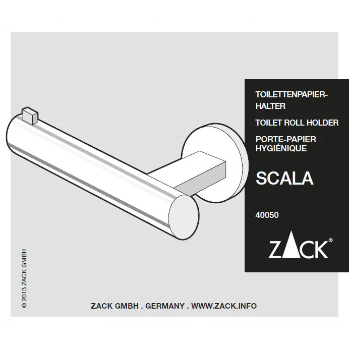 Scala Polished Stainless Steel Toilet Roll Holder - Premium Minimalist Design - Image 5