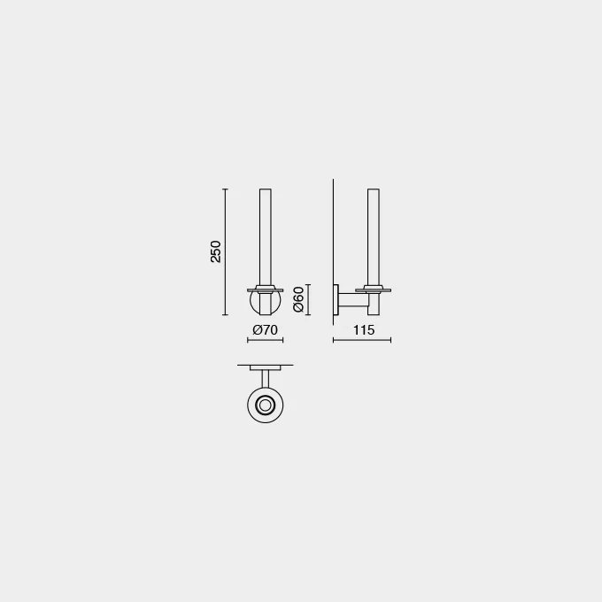 Scala Polished Stainless Steel Spare Toilet Roll Holder - Premium Bathroom Organisation - Image 4