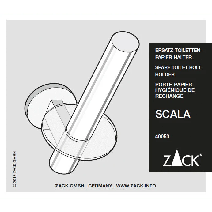 Scala Polished Stainless Steel Spare Toilet Roll Holder - Premium Bathroom Organisation - Image 5