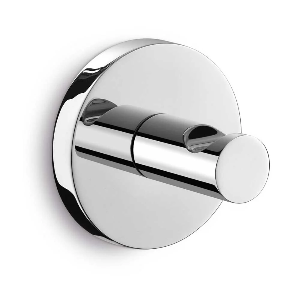 Scala Polished Stainless Steel Towel Hook - Premium Bathroom Organisation - Image 2