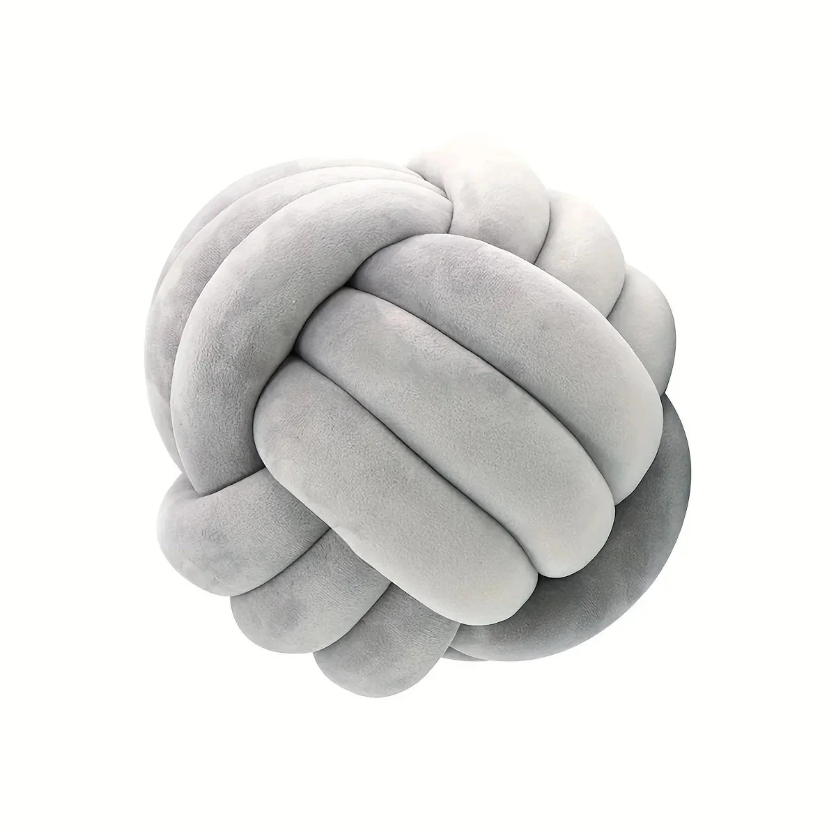 1pc Art Deco Striped Knot Pillow -Handmade, Soft Polyester.Cotton, Modern & Cozy Decorative Cushion for Homeand Sofa 9*9inch - Image 13