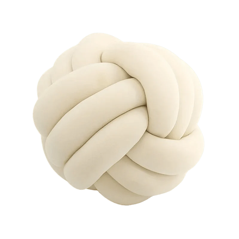 1pc Art Deco Striped Knot Pillow -Handmade, Soft Polyester.Cotton, Modern & Cozy Decorative Cushion for Homeand Sofa 9*9inch - Image 15