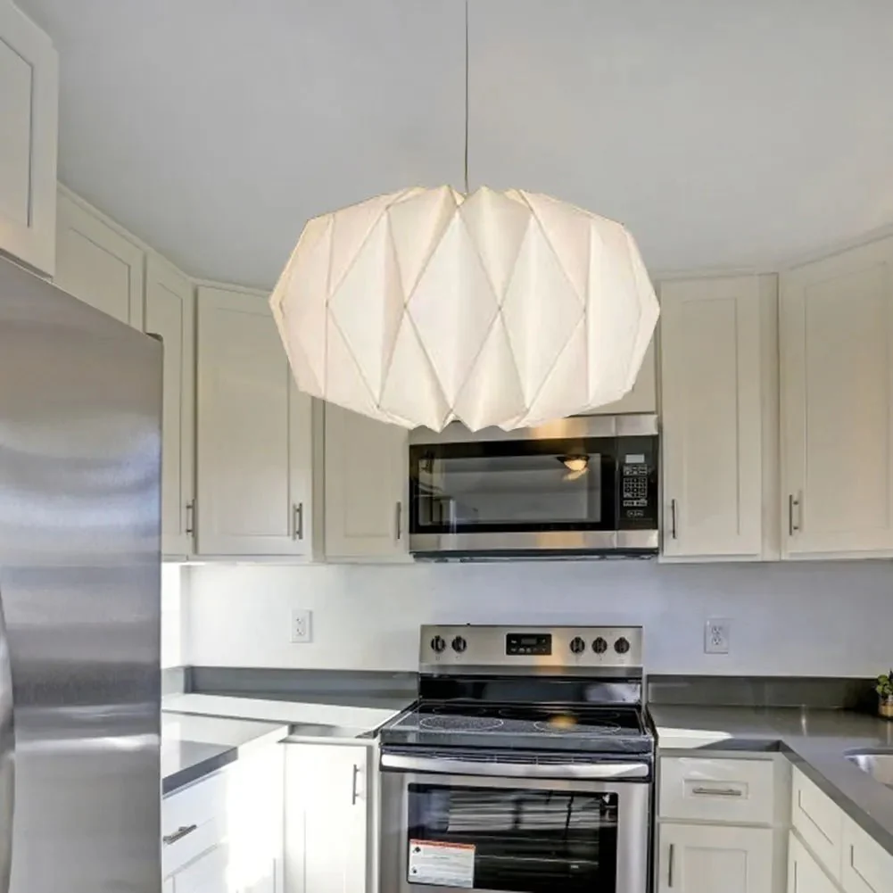 1PC Creative Origami Ceiling Lamp Shade Living Room Restaurant Cafe Hanging Lamp Cover Nordic Style Lampshade Bedroom Decoration - Image 13