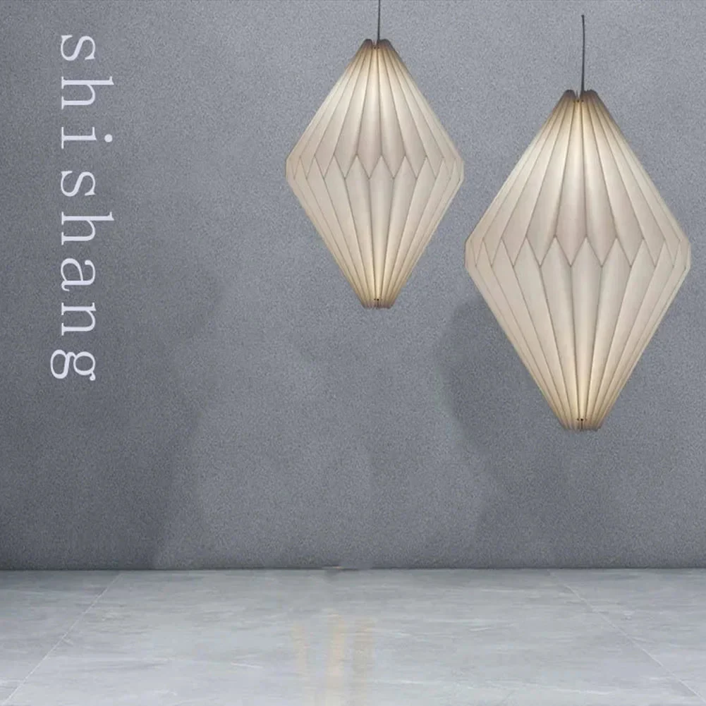 1PC Creative Origami Ceiling Lamp Shade Living Room Restaurant Cafe Hanging Lamp Cover Nordic Style Lampshade Bedroom Decoration - Image 2