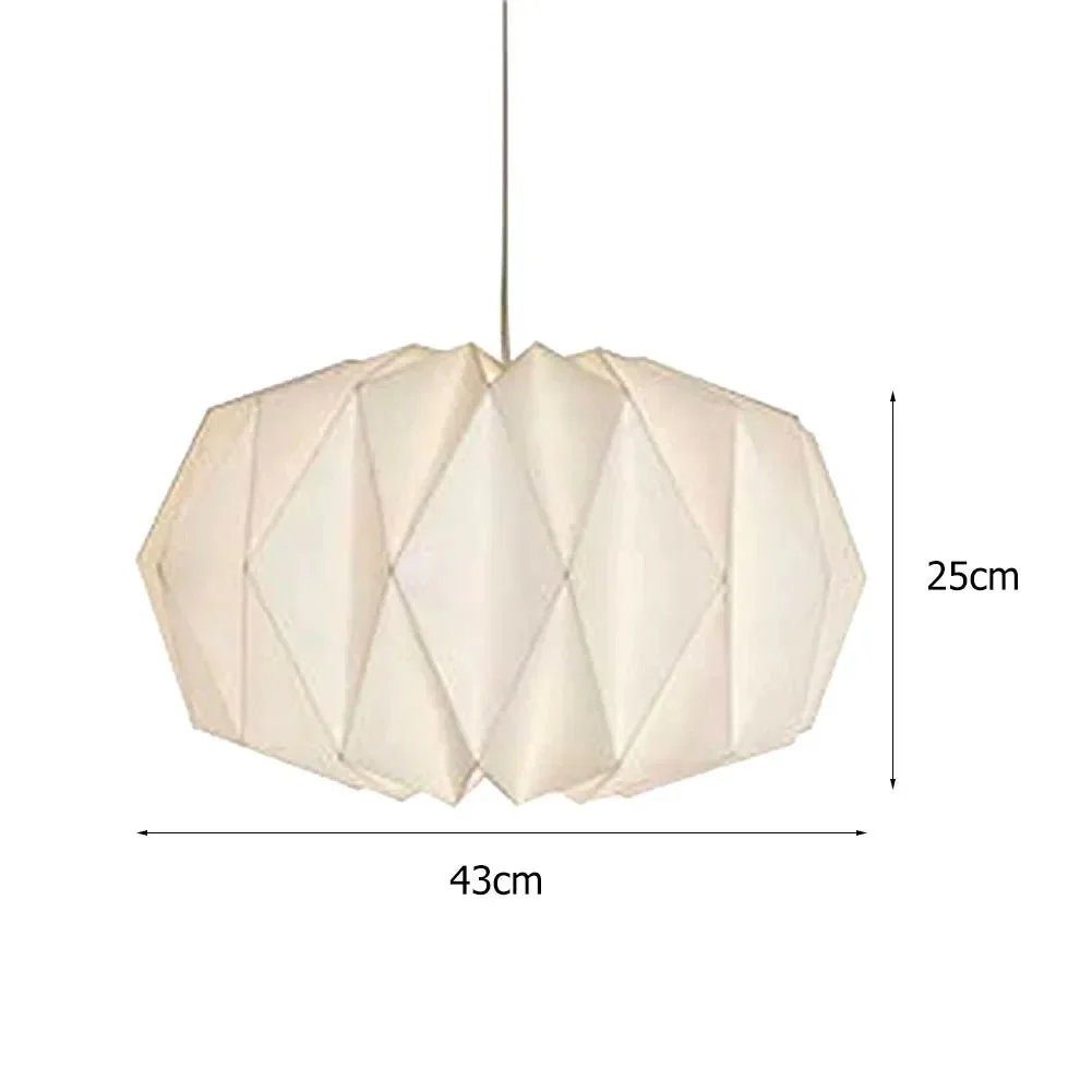 1PC Creative Origami Ceiling Lamp Shade Living Room Restaurant Cafe Hanging Lamp Cover Nordic Style Lampshade Bedroom Decoration - Image 22