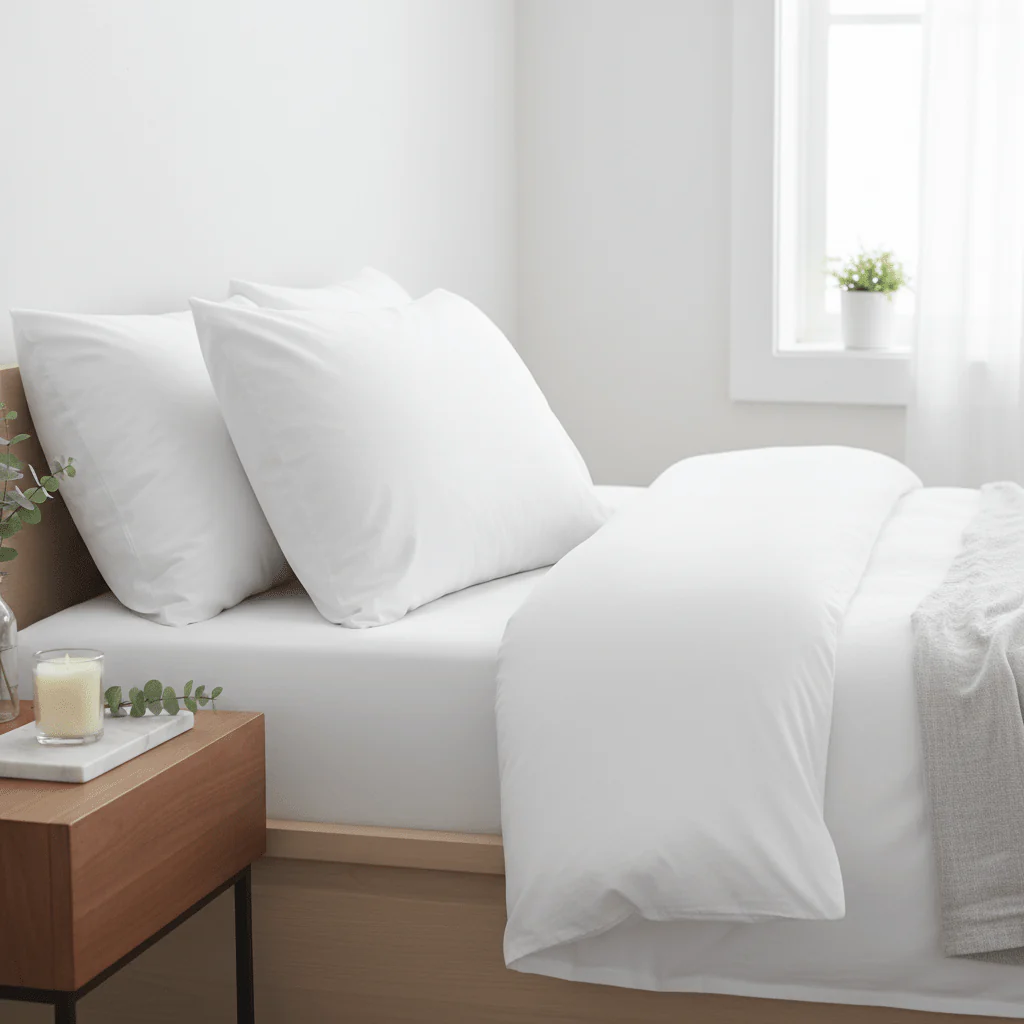 2 Pack Super Bounce Back Pillows Luxury Premium Fibre Filling for Superior Comfort and Support - Image 4