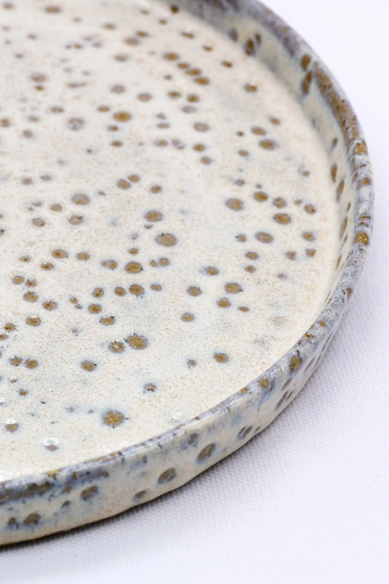 23 cm Saltfoam Stoneware Handmade Ceramic Dinner Plate - Image 3