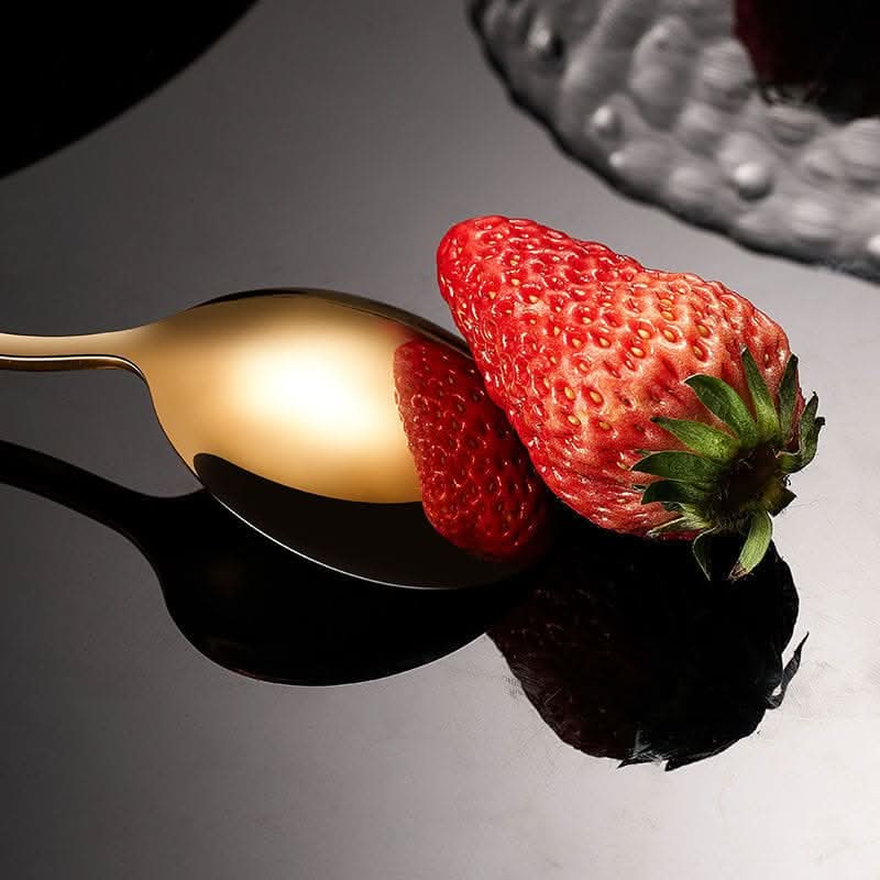 24pcs Gold Dinnerware Set - Image 4