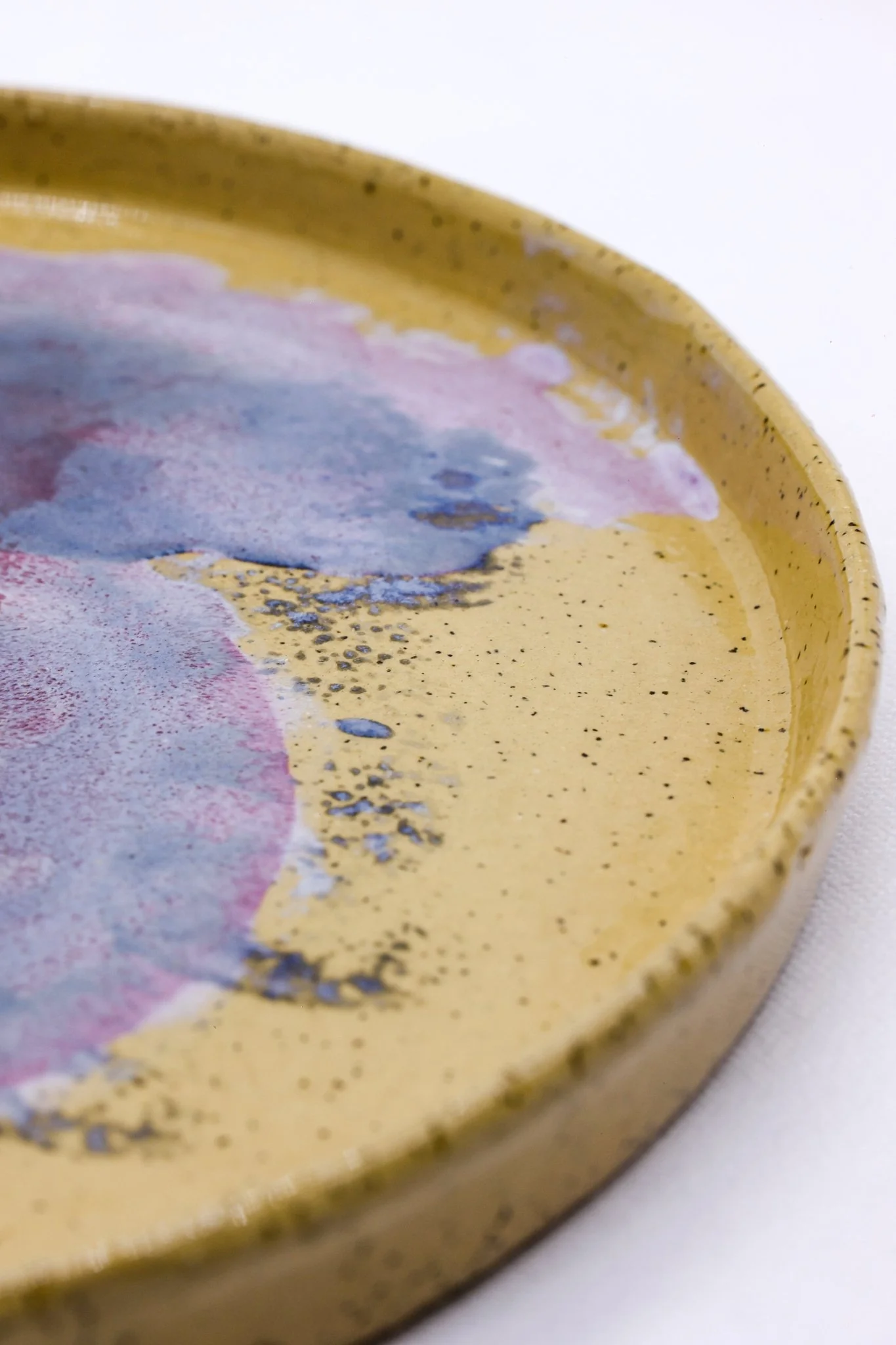 27 cm Deepsea Stoneware Handmade Ceramic Dinner Plate - Image 2
