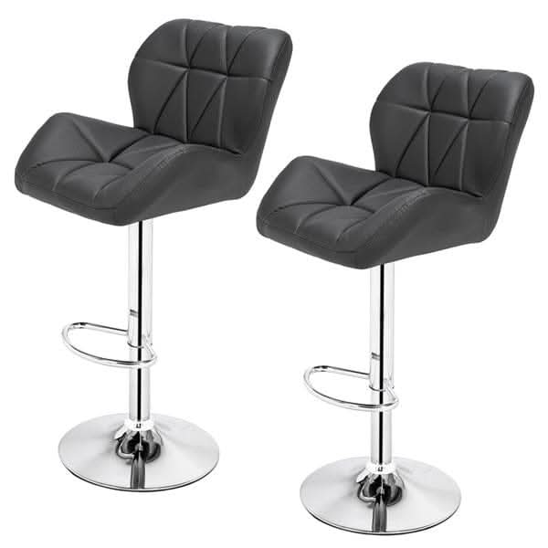 2pcs Bar Stool Grey - Image 2