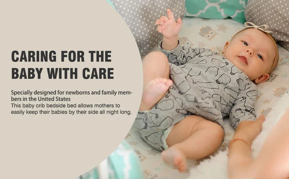 3 in 1 Baby Crib, Baby Cradle, Baby Bassinet, Baby Cot, Bedside Sleeper, Travel Cot - Image 11
