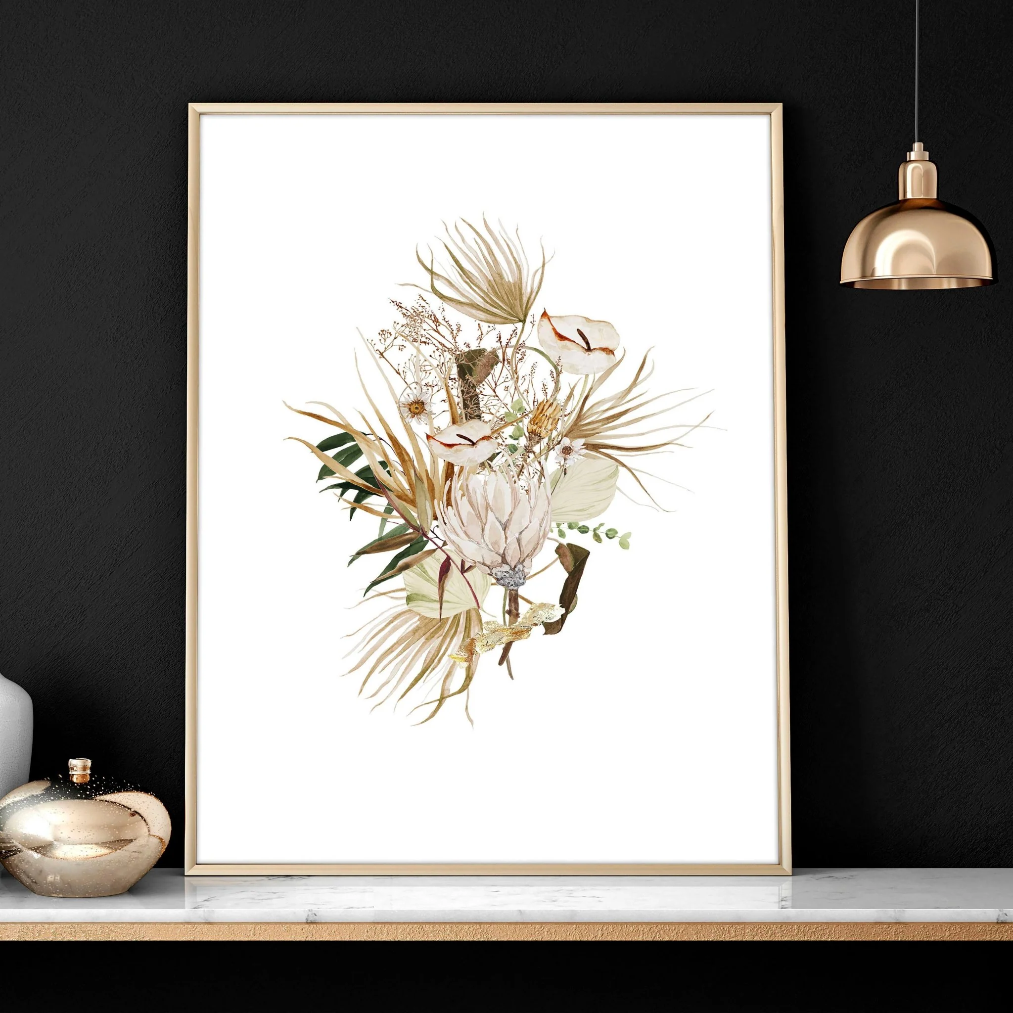 3 pictures above bed | set of 3 framed wall art - Image 7