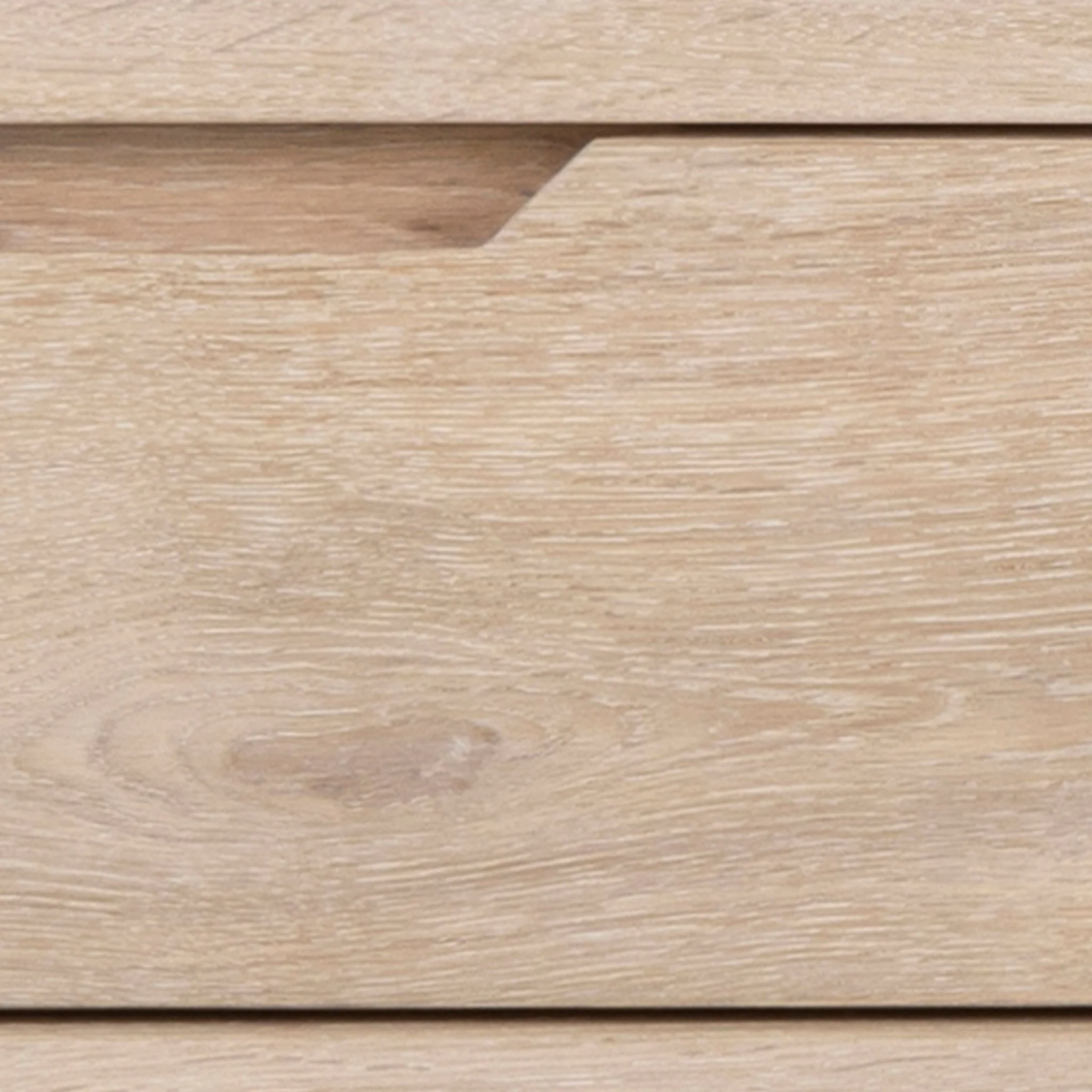 A-Line TV Unit with 2 Drawers in White Oak - Image 7