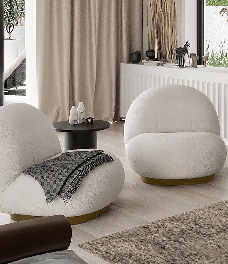 A532 Boucle Lounge Chair - Image 10