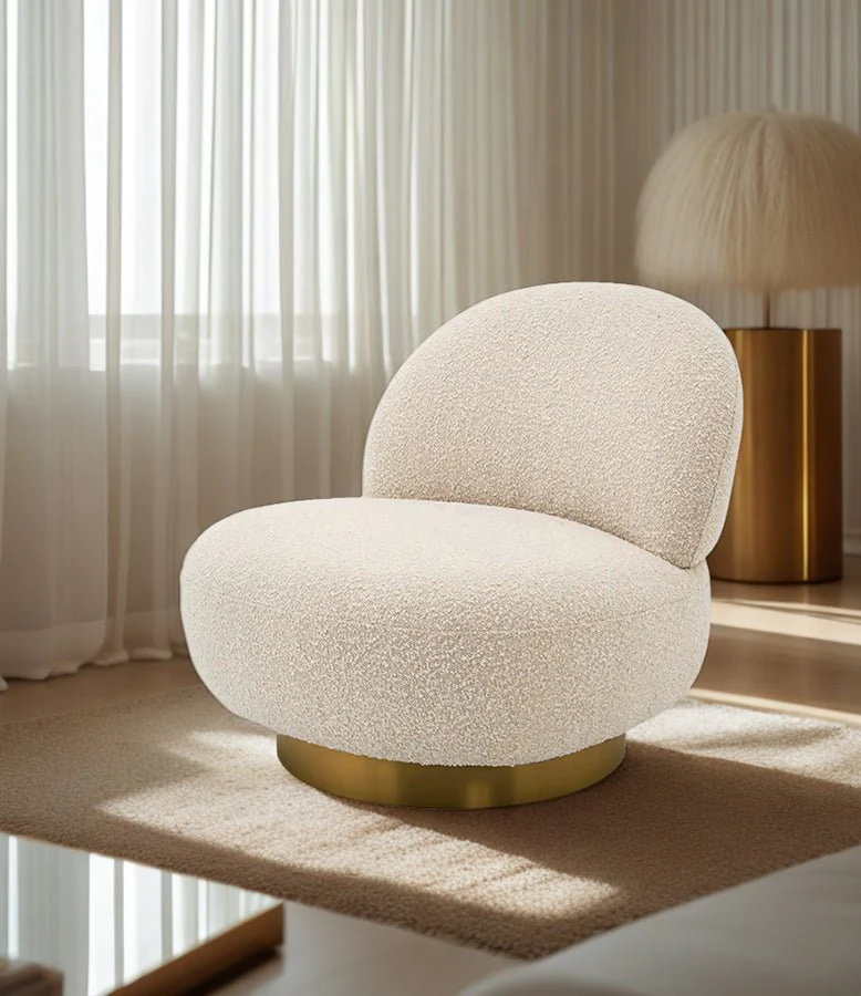 A532 Boucle Lounge Chair - Image 8