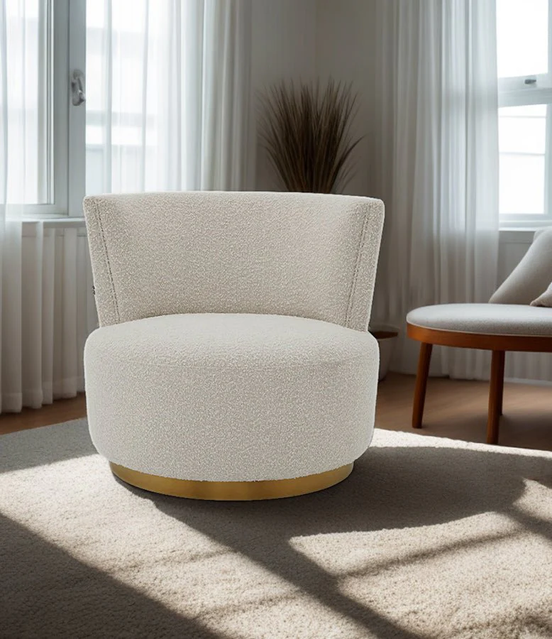 A532 Boucle Lounge Chair, Display (with scratches on the base) - Image 11