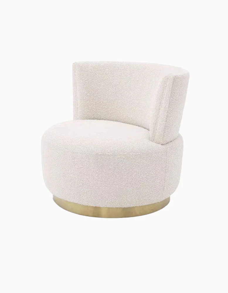 A532 Boucle Lounge Chair, Display (with scratches on the base) - Image 12