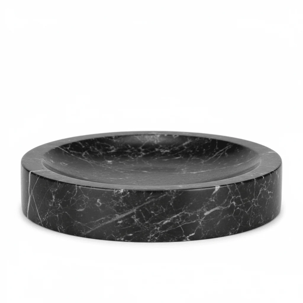 Abaska Off White Marble Soap Dish - Image 5