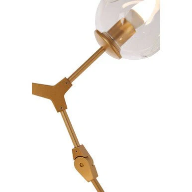 Abira Light Gold 8 Arm Pendant Lamp - Image 10