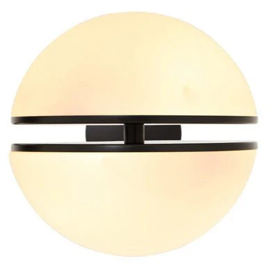 Abira Matte Black Ball Wall Light - Image 5