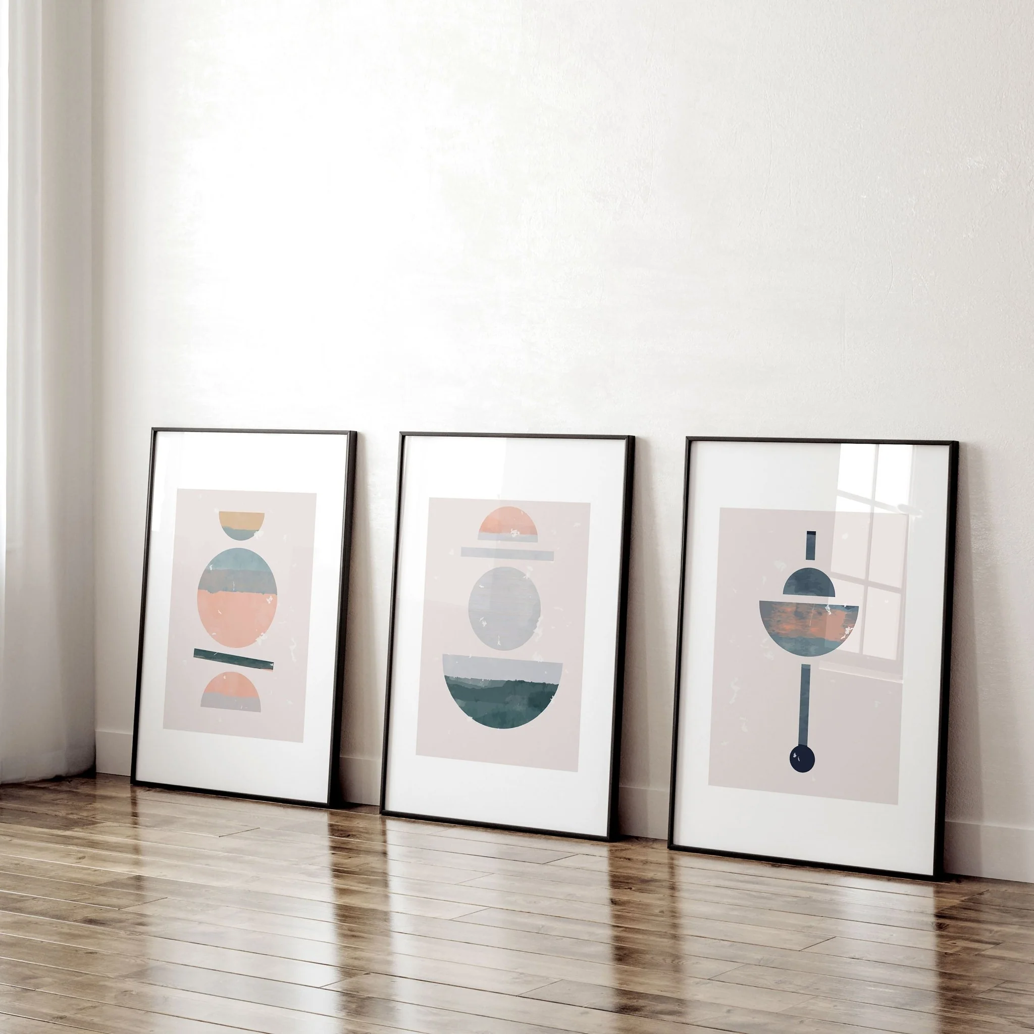 Abstract art for wall | set of 3 framed wall art - Image 7