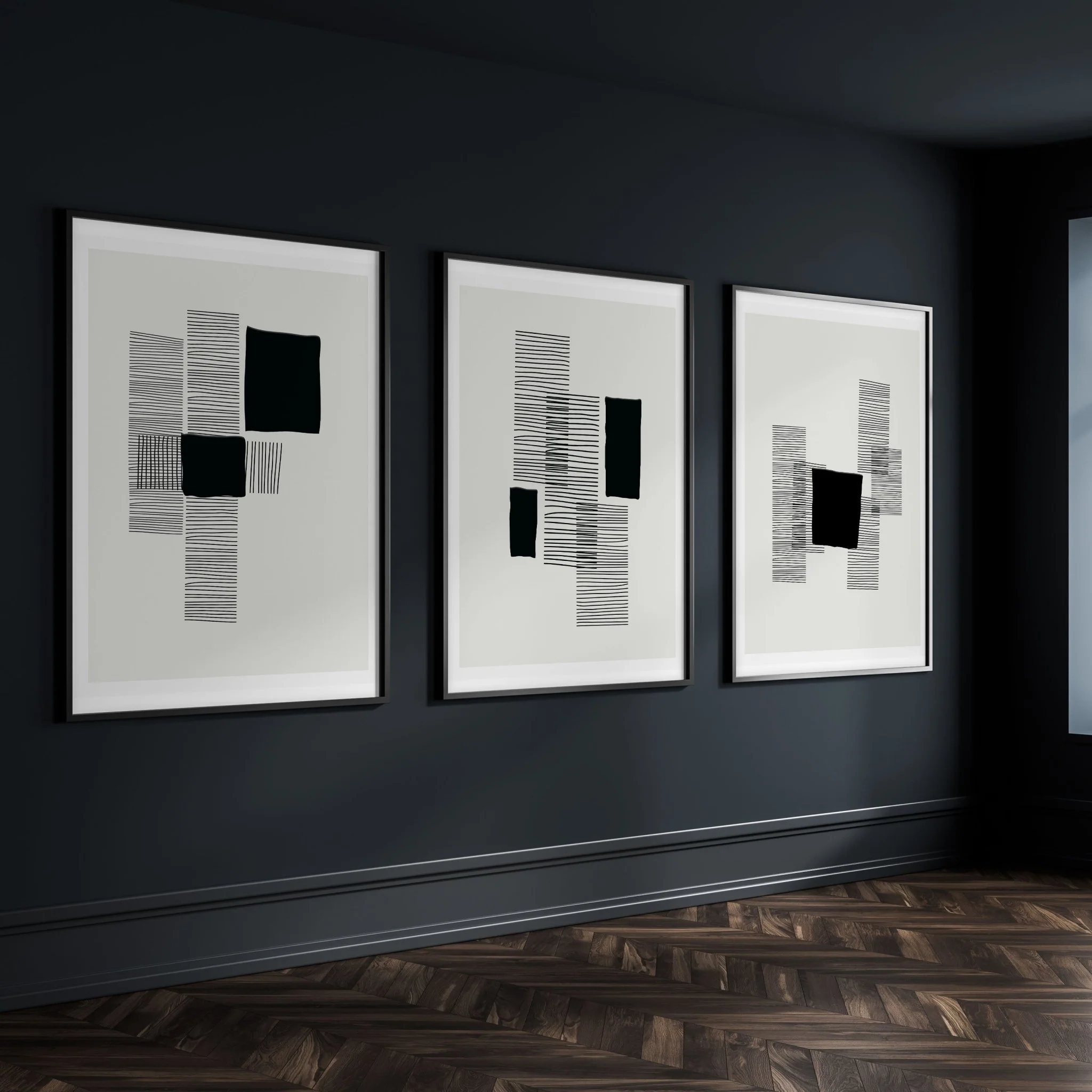 Abstract Art Painting | Set of 3 Abstract Wall art Prints - Image 11