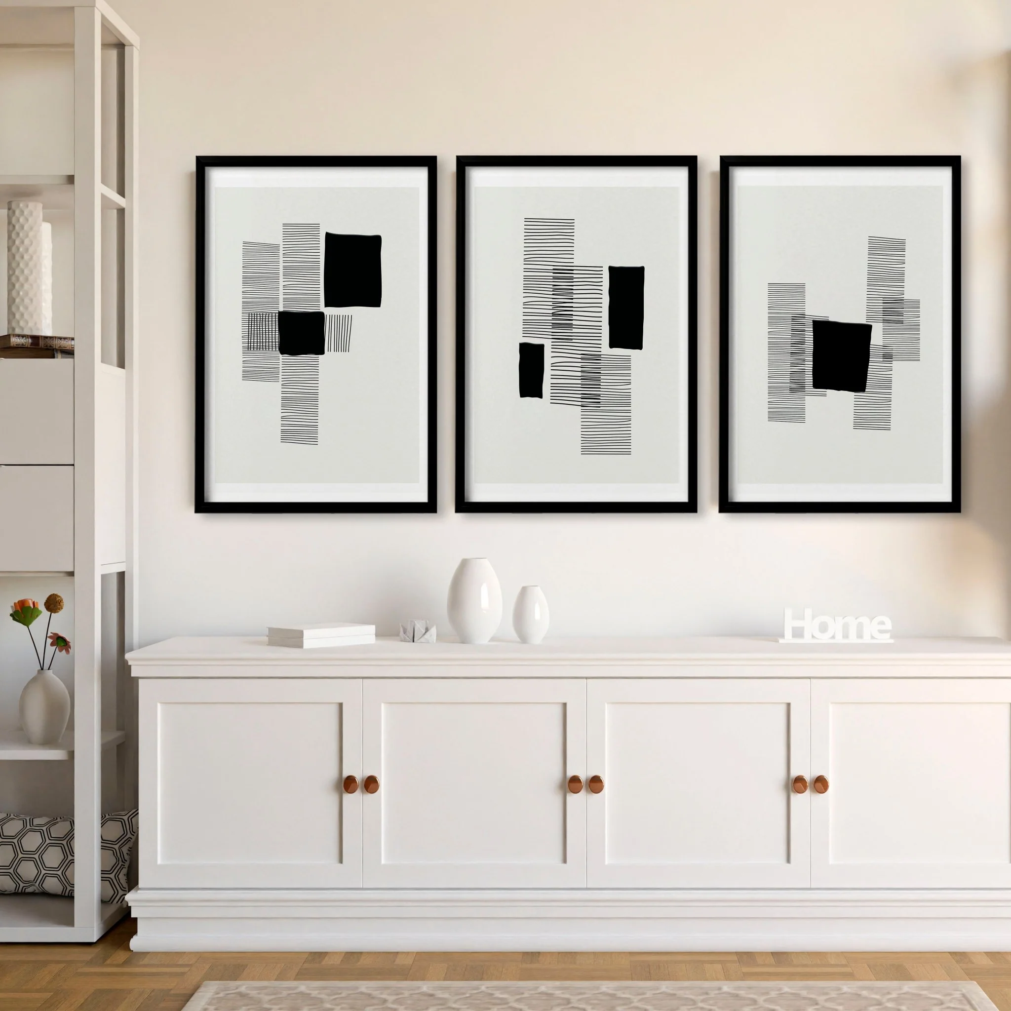 Abstract Art Painting | Set of 3 Abstract Wall art Prints - Image 4