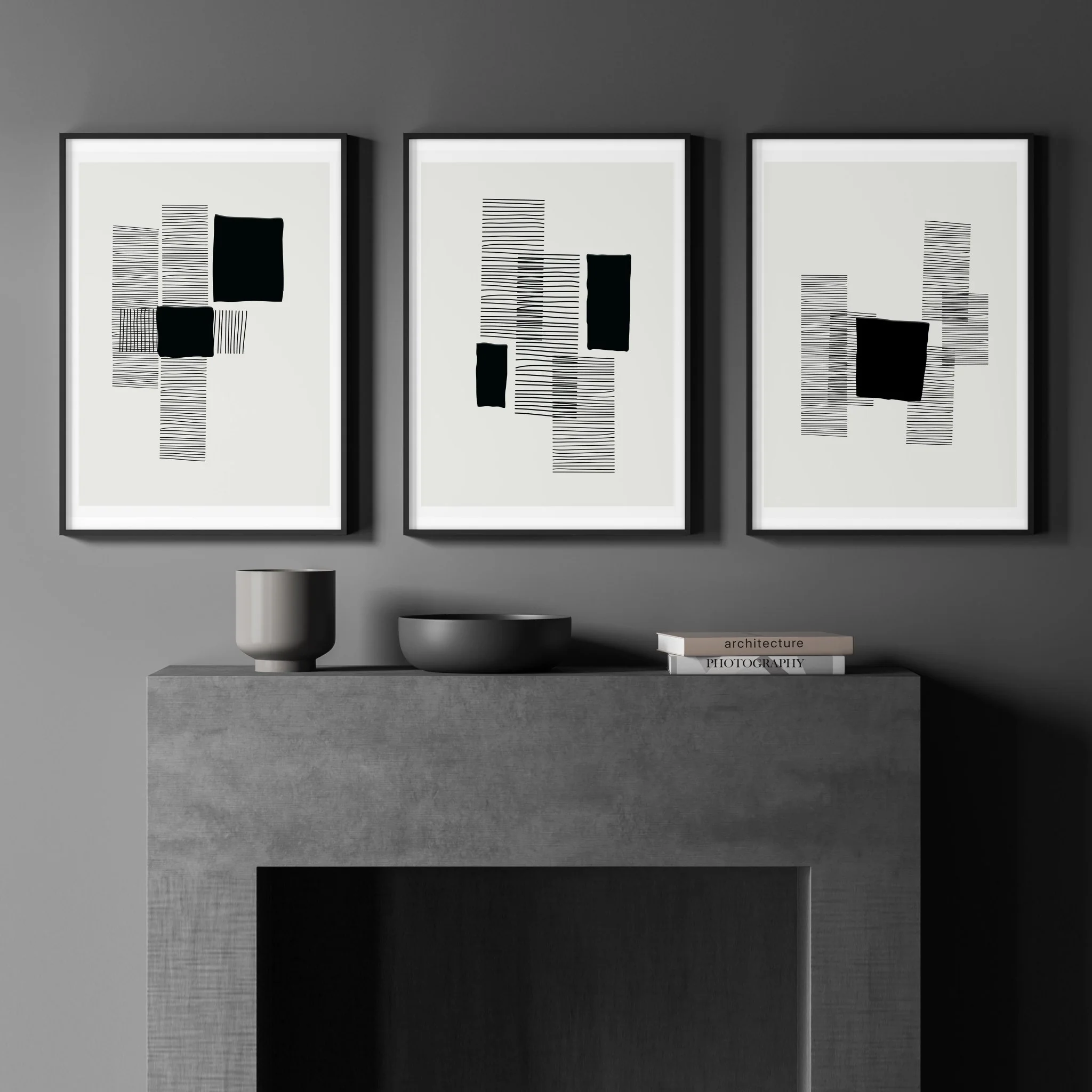 Abstract Art Painting | Set of 3 Abstract Wall art Prints - Image 7