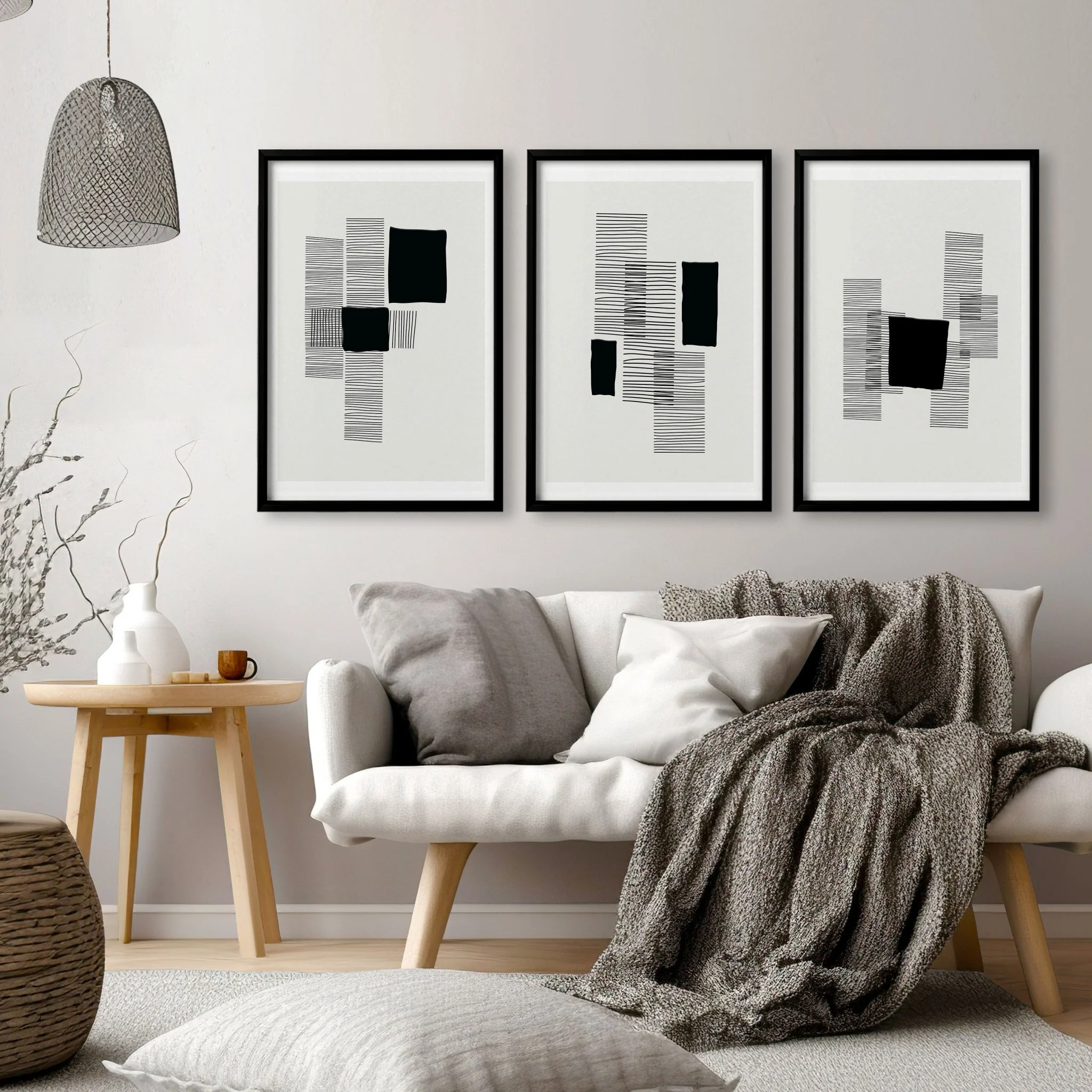 Abstract Art Painting | Set of 3 Abstract Wall art Prints - Image 8