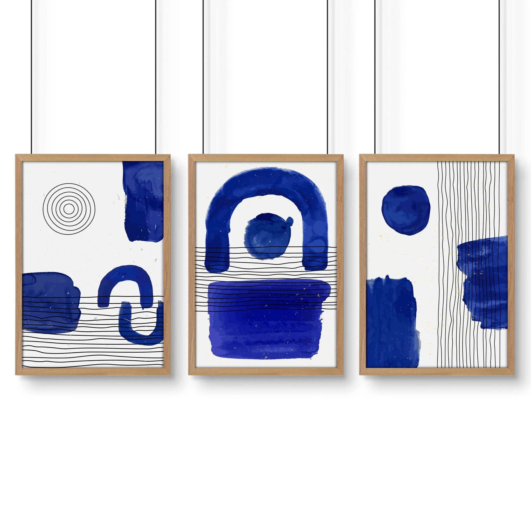 Abstract Art Print | Set of 3 Abstract Wall art Prints - Image 10