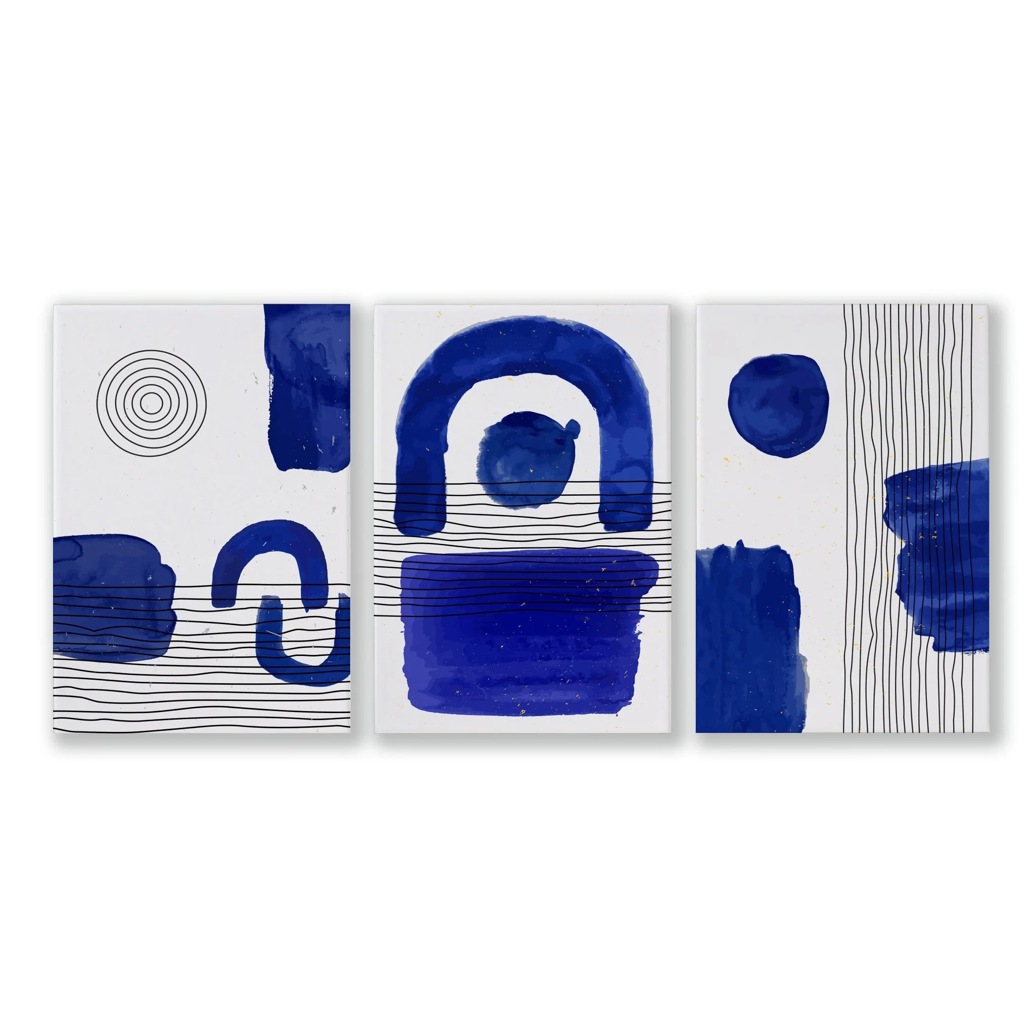 Abstract Art Print | Set of 3 Abstract Wall art Prints - Image 12