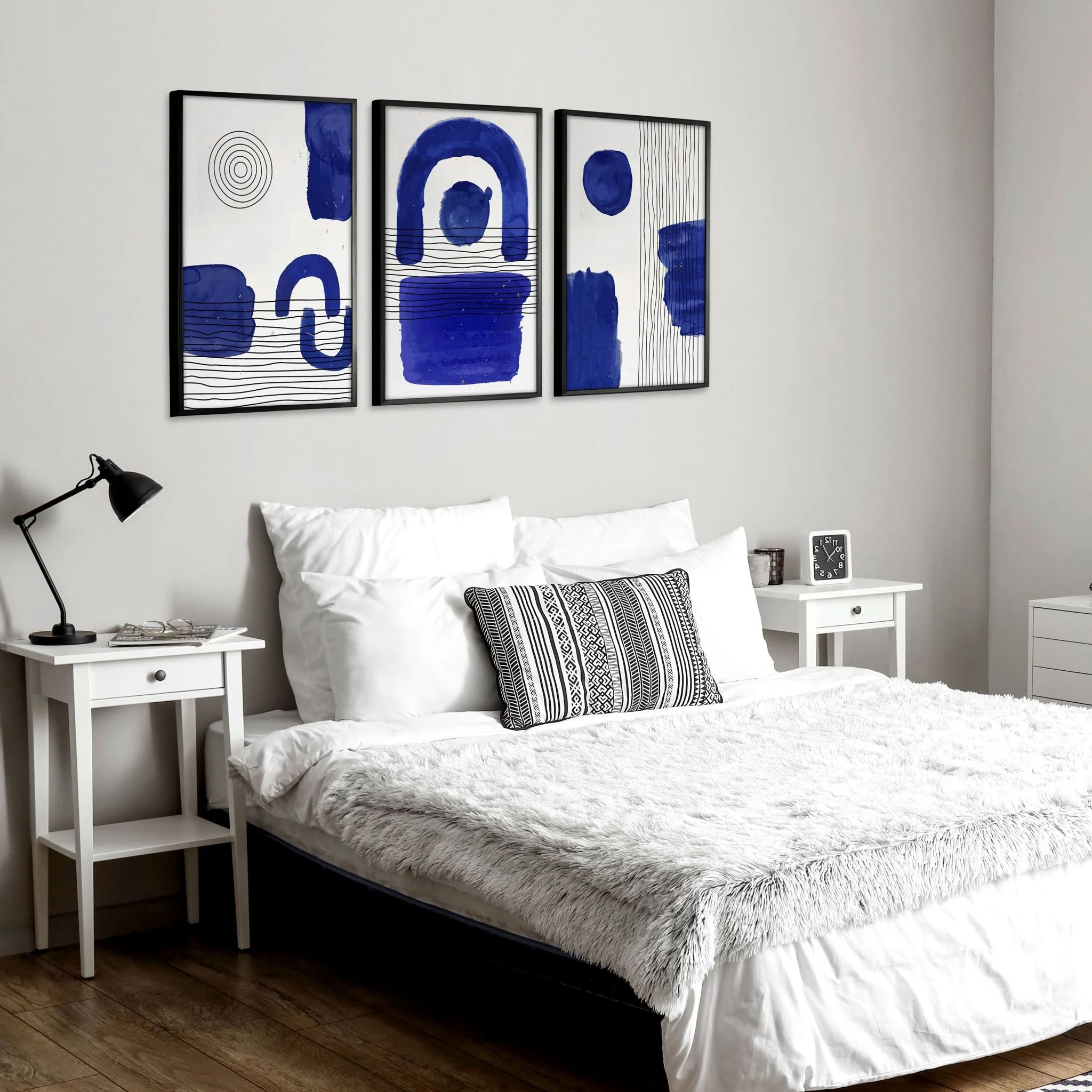 Abstract Art Print | Set of 3 Abstract Wall art Prints - Image 2