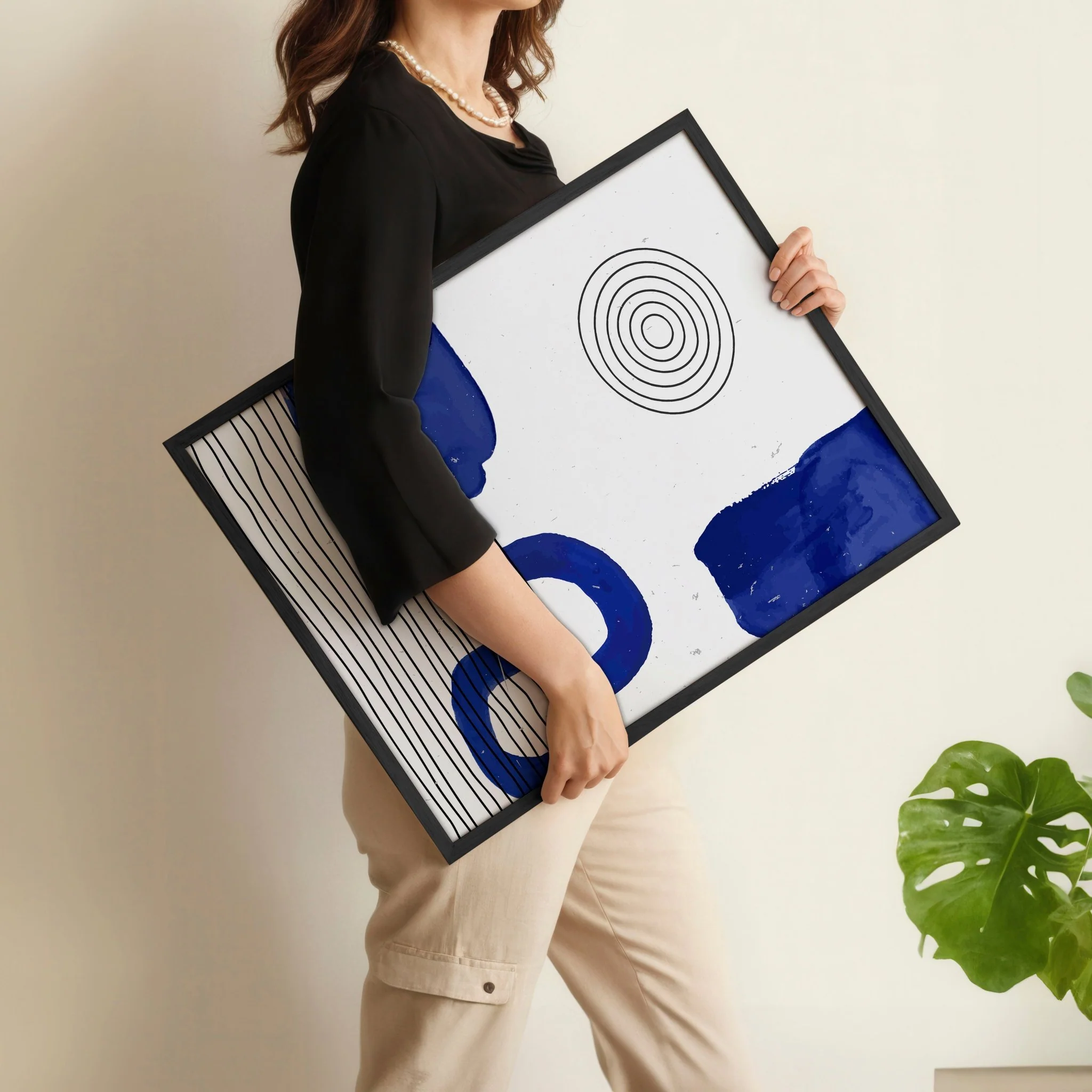 Abstract Art Print | Set of 3 Abstract Wall art Prints - Image 4