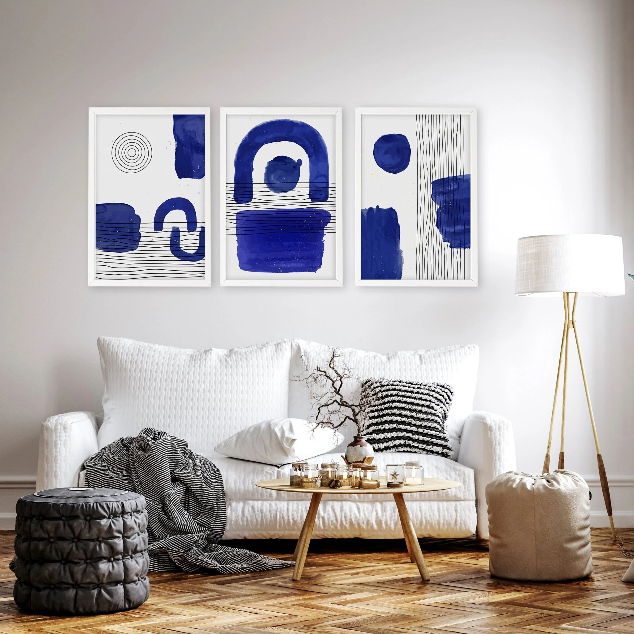 Abstract Art Wall Art | Set of 3 Abstract Wall art Prints - Image 6