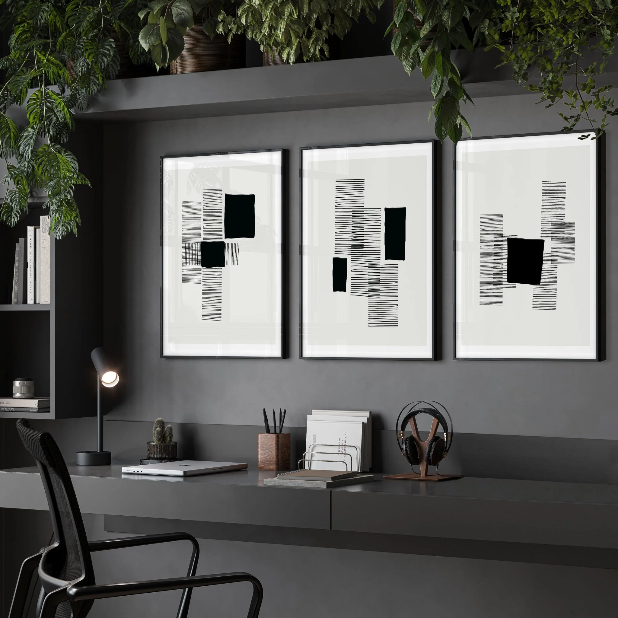 Abstract Artwork Prints | Set of 3 Abstract Wall art Prints