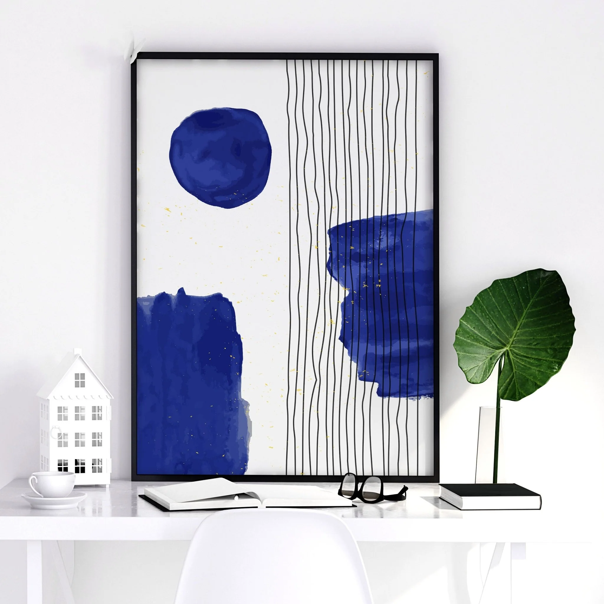 Abstract Framed Wall Art | Set of 3 Abstract Wall art Prints - Image 7