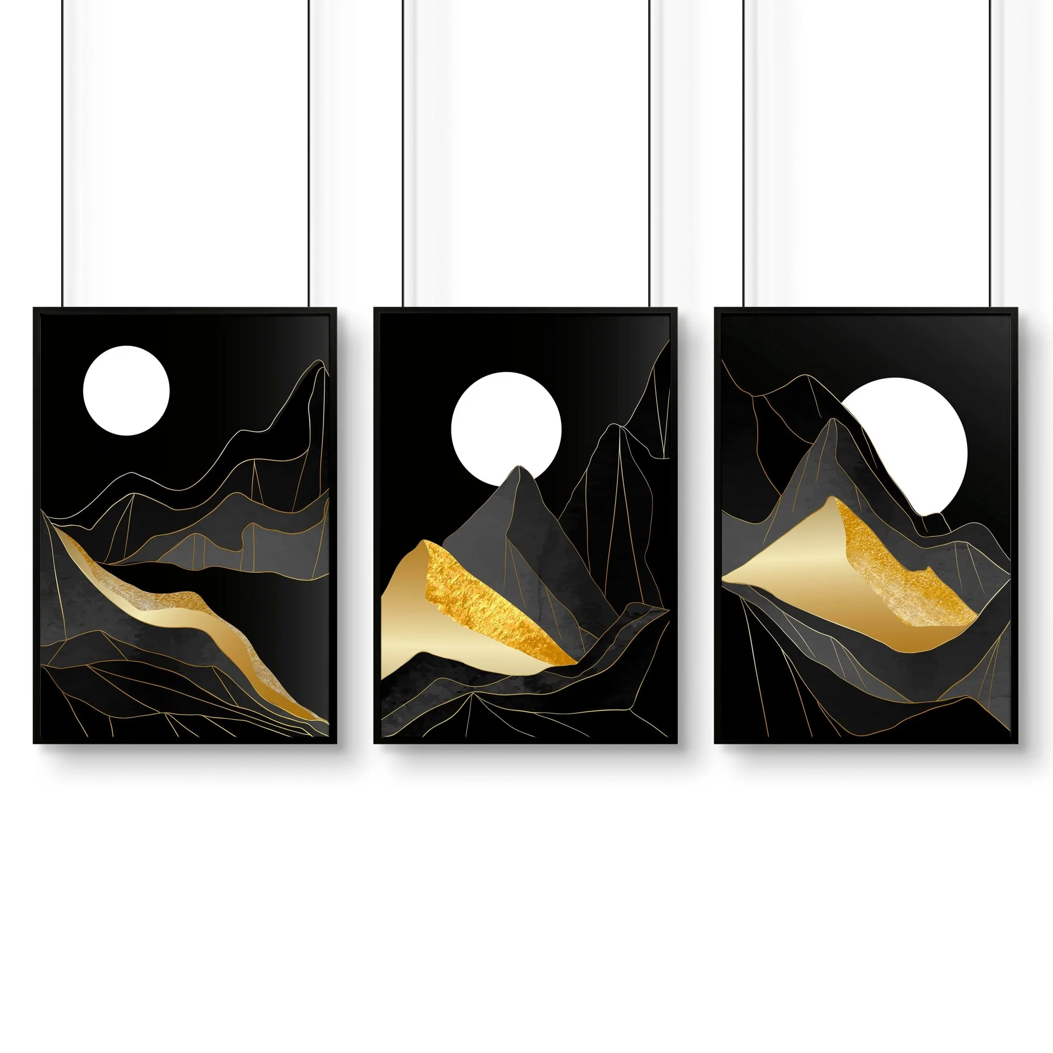 Abstract landscape | set of 3 wall art prints - Image 8