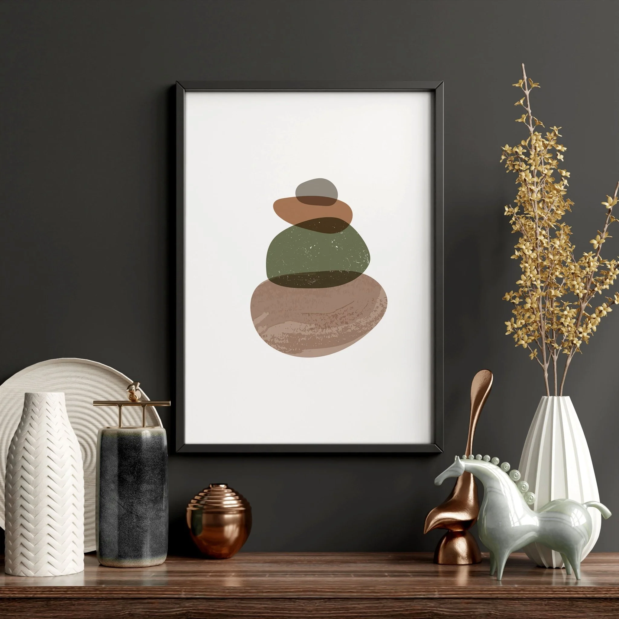 Living room wall art prints | set of 3 Abstract wall art - Image 6