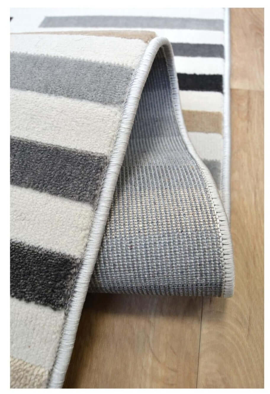 Abstract Multicolour Stripe Rug | R469A - Image 4