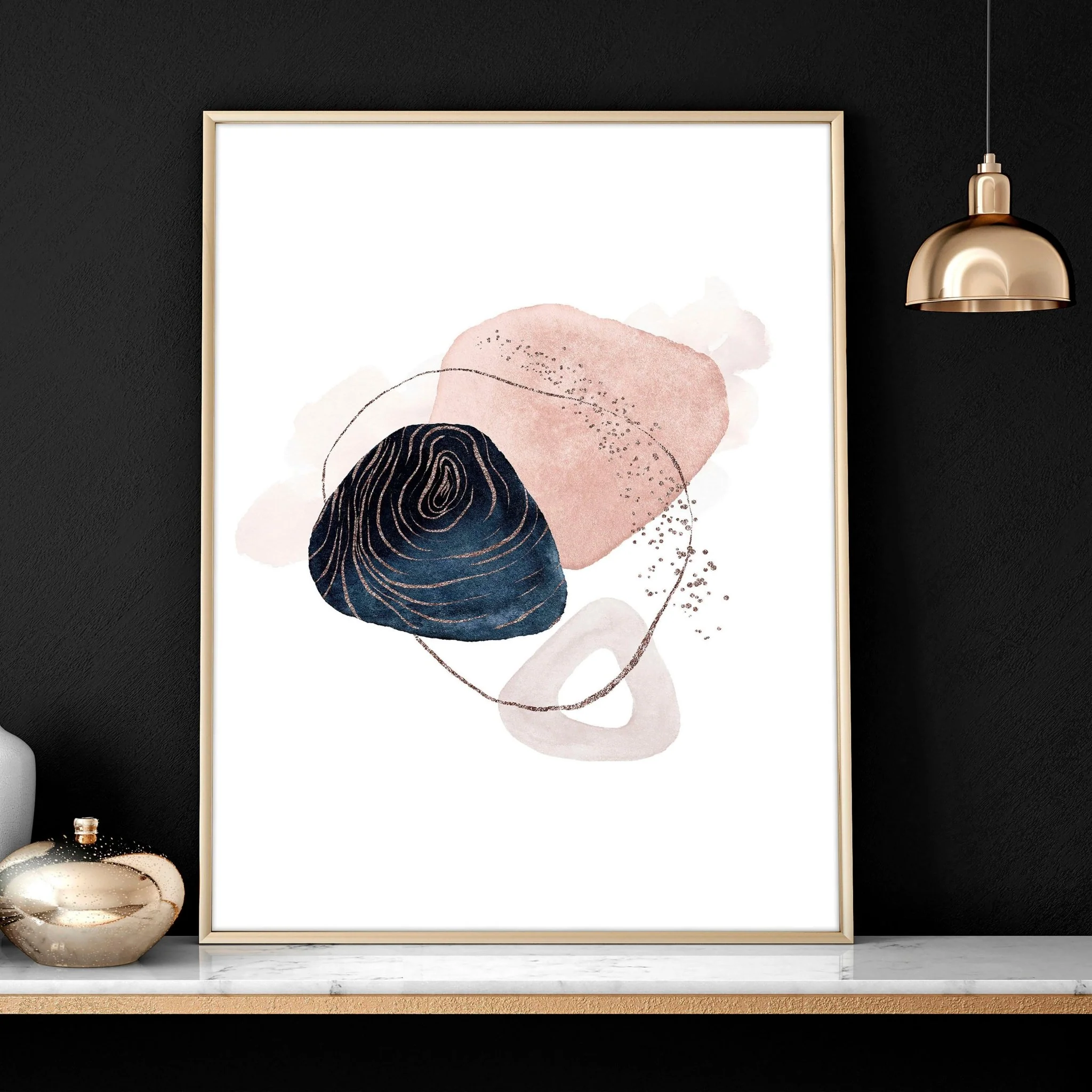 Abstract print for bedroom | set of 3 wall art prints - Image 4