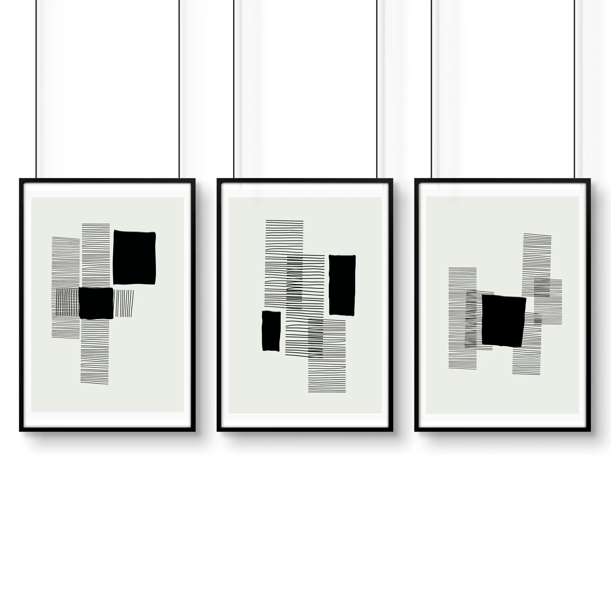 Abstract Wall Art For Bedroom | Set of 3 Abstract Wall art Prints - Image 10