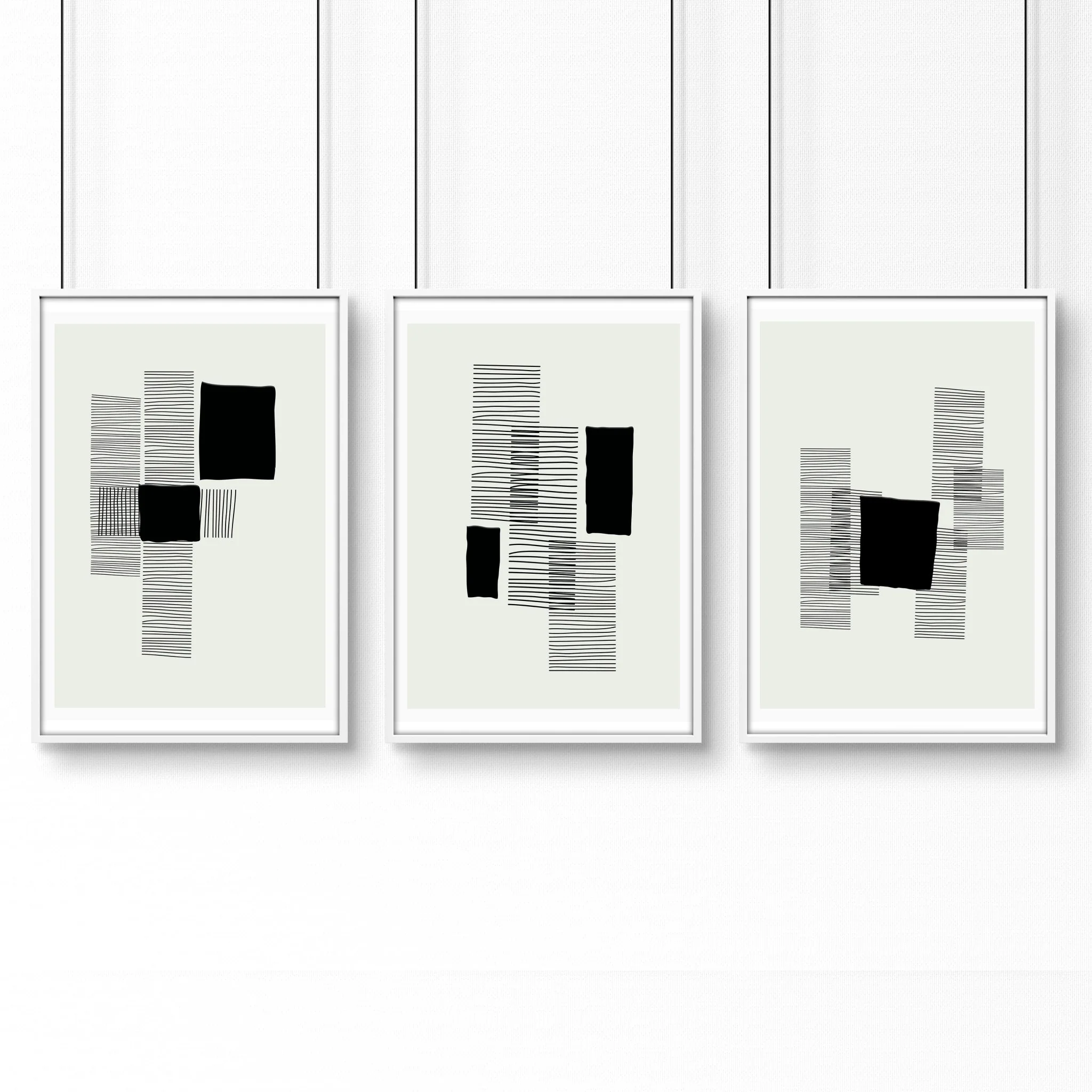 Abstract Wall Art For Bedroom | Set of 3 Abstract Wall art Prints - Image 12