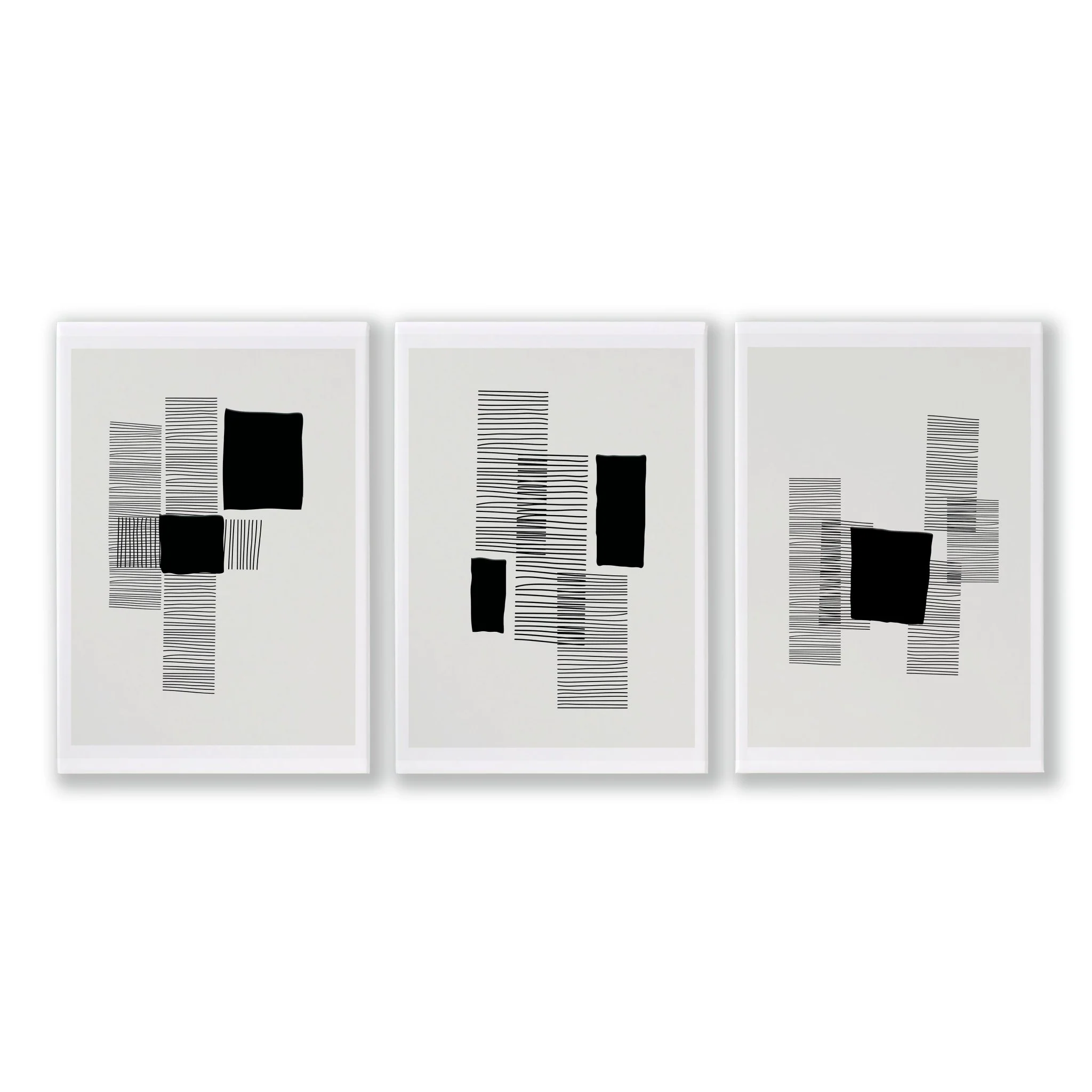 Abstract Wall Art For Bedroom | Set of 3 Abstract Wall art Prints - Image 13