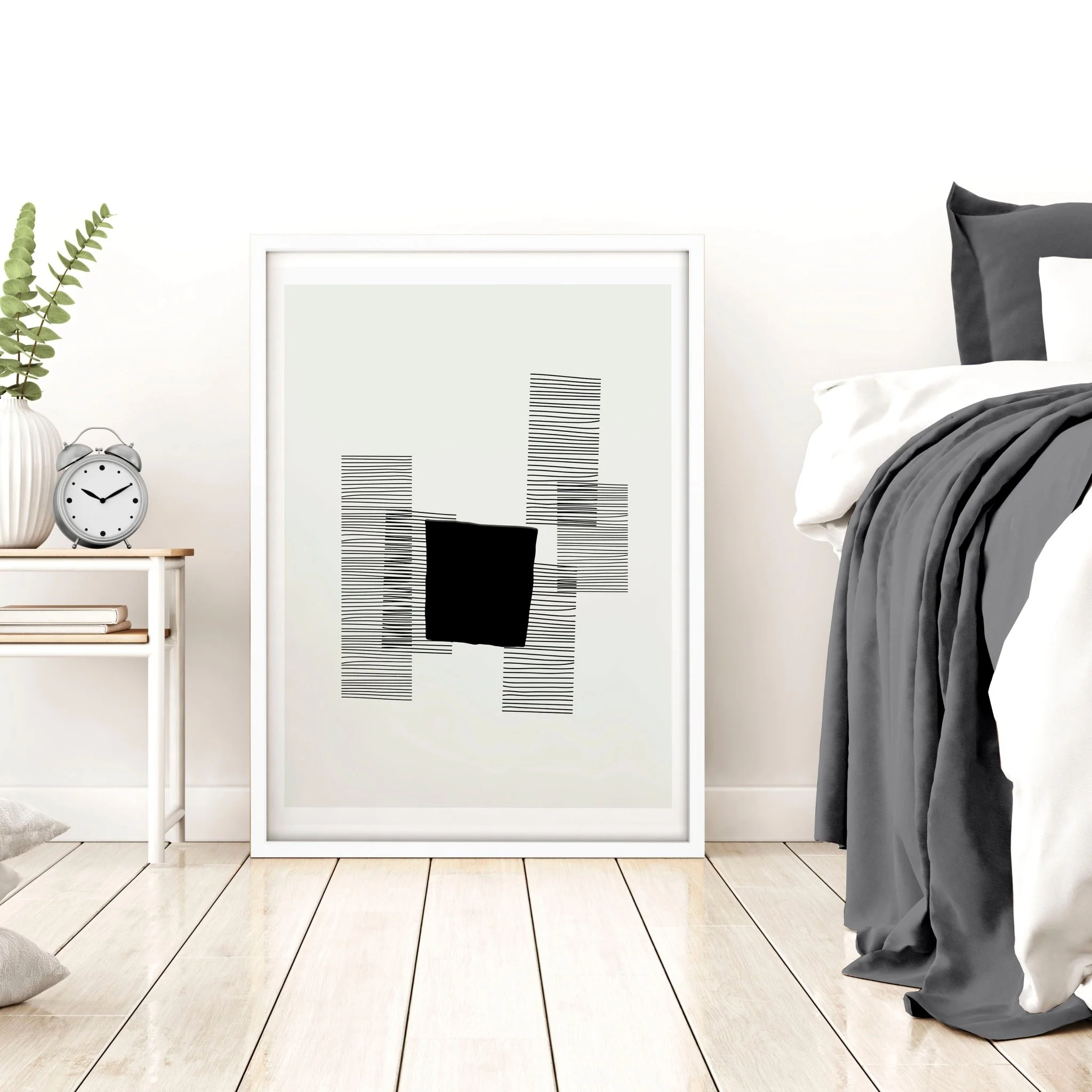 Abstract Wall Art For Bedroom | Set of 3 Abstract Wall art Prints - Image 8