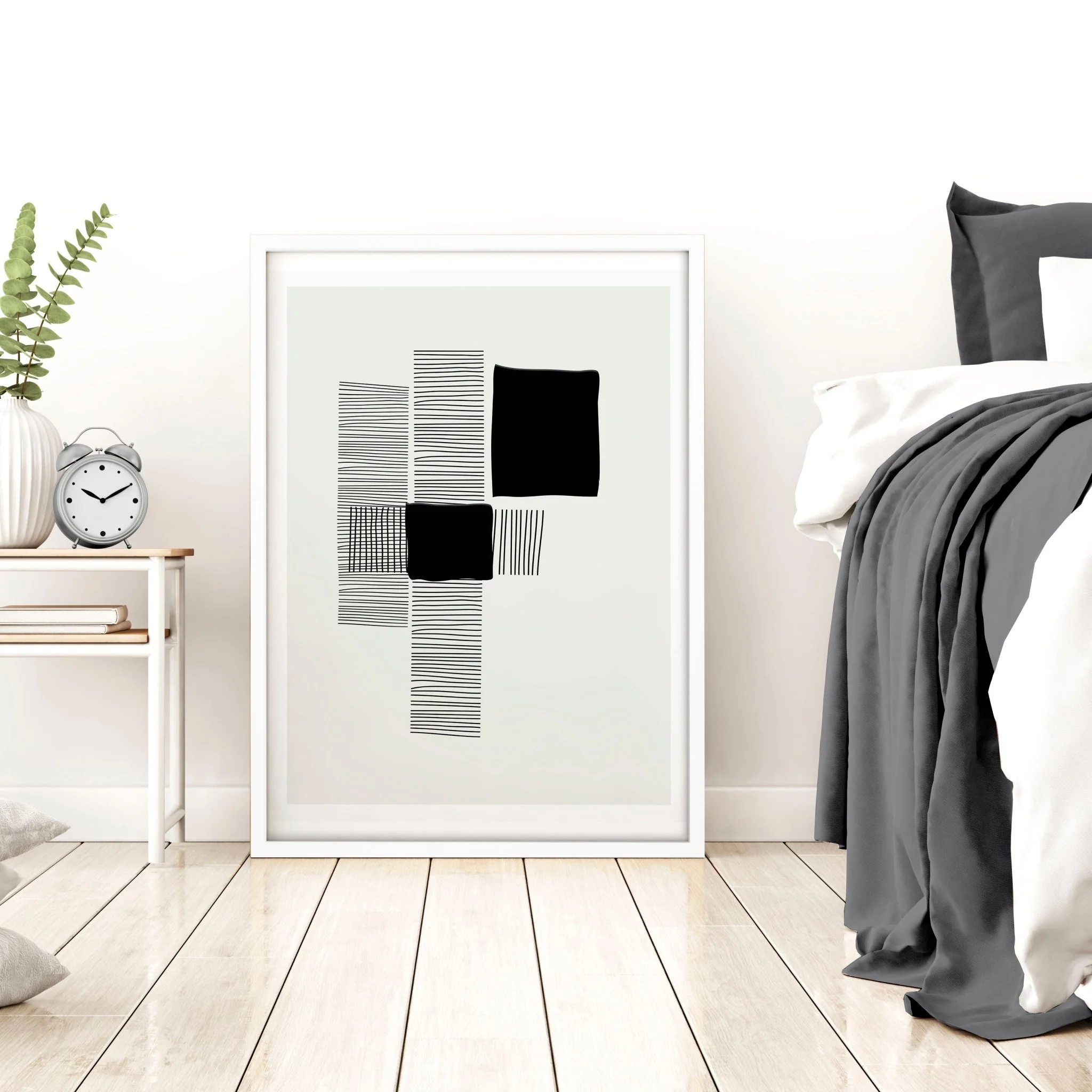 Abstract Wall Art For Bedroom | Set of 3 Abstract Wall art Prints - Image 9